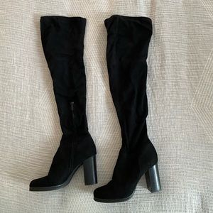 Calvin Klein Over-the-Knee Suede Boots